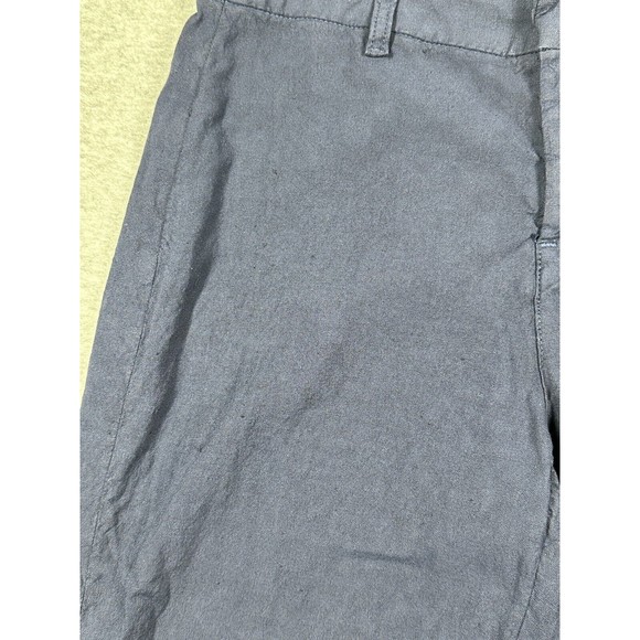 Frank & Eileen $298 Kinsale Italian Performance Linen Flax Size 2 - Navy Blue - Picture 8 of 14